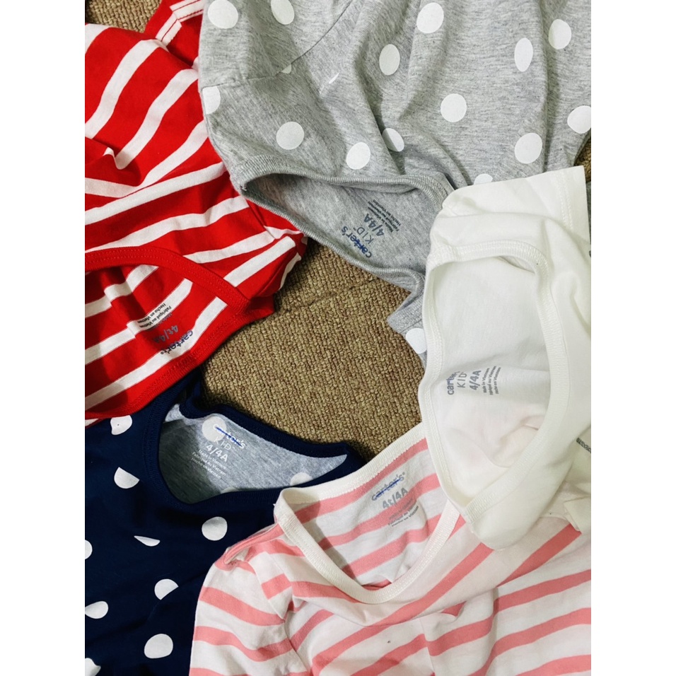 Váy bé gái hiệu C,arter chất cotton váy dáng xòe.