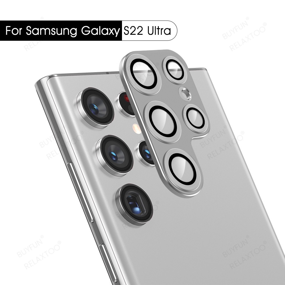 Ốp Điện Thoại Dạng Giáp Có Vòng Kim Loại Bảo Vệ Camera Cho Samsung Galaxy S23 Ultra Samung S 23 Plus S23Plus 5G S23Ultra