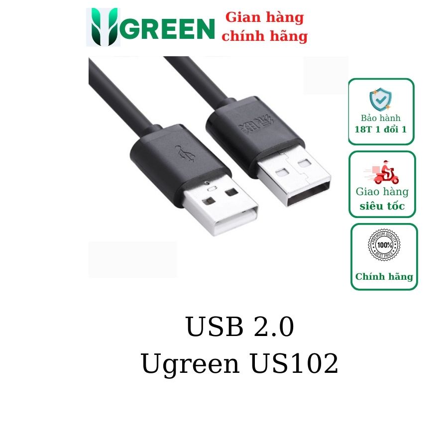Cáp USB 2.0 1m -3m Ugreen 10309 - 30316