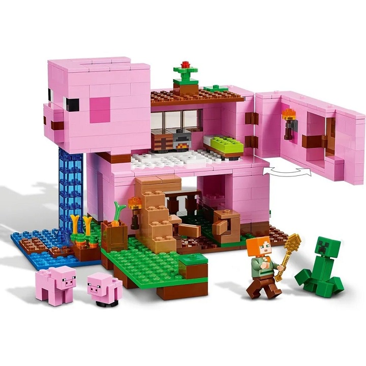 Non-Lego My World Minecraft Lắp Ráp Ngôi Nhà Heo