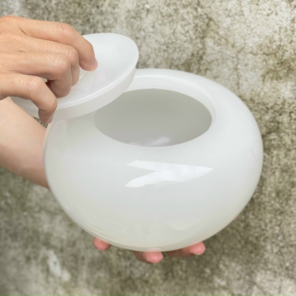 Thố đá hình quả táo ĐỦ MÀU BK STORE