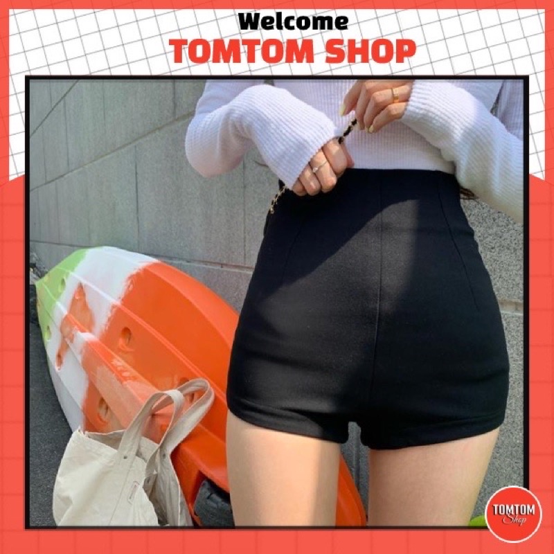 Quần short đùi nữ cạp cao chất tuyết mưa chun sau cực thoải mái 6 mẫu