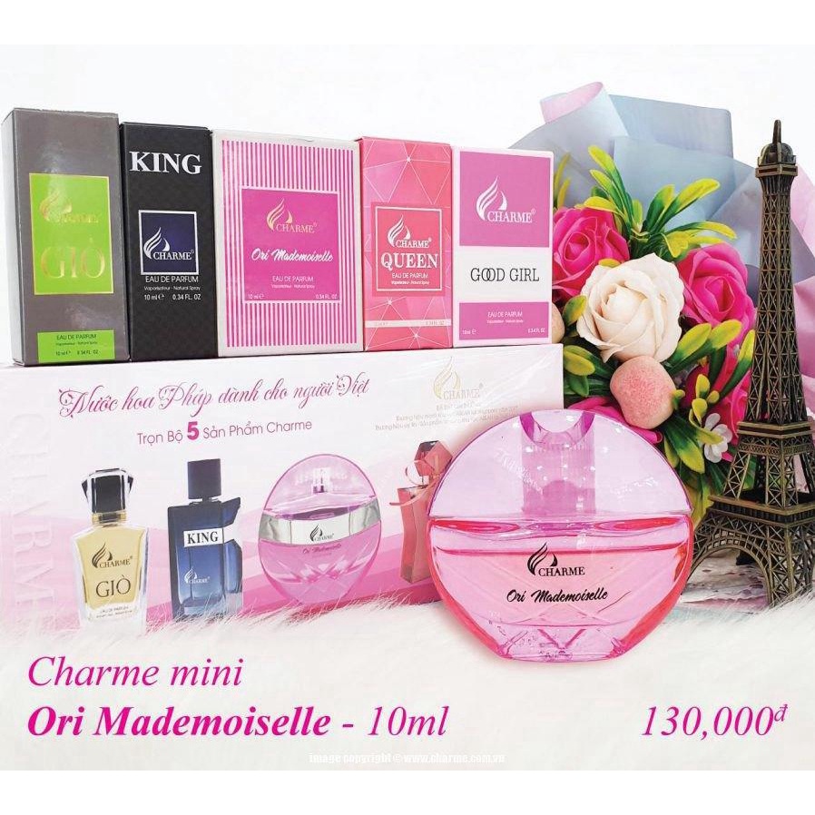 Nước hoa mini 10ml các loại nam nữ