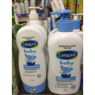   Tặng tắm gội 50ml  Sữa tắm gội Cetaphil Baby Gentle Wash & Shampoo hỗ trợ chống rôm sẩy mẩn đỏ viêm da cơ địa  Đức  