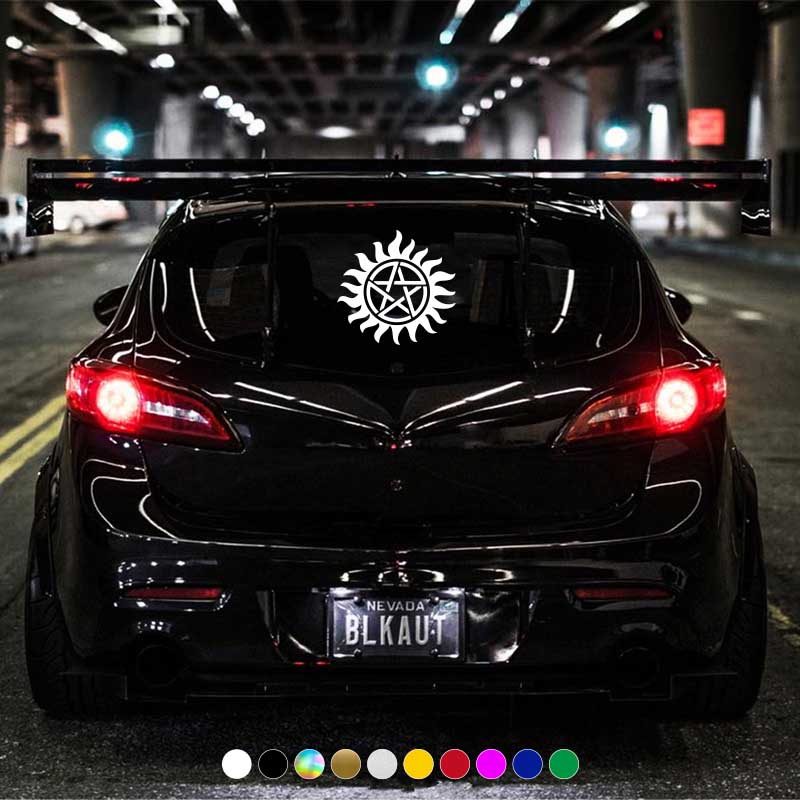 Đề Can Vinyl Chống Thấm Nước Hình Ngôi Sao Sáng Tạo Trang Trí Xe Hơi