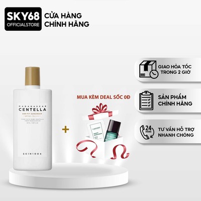 Kem chống nắng Skin1004 Madagascar Centella Airfit Suncream Plus SPF50+ PA++++ 50ml