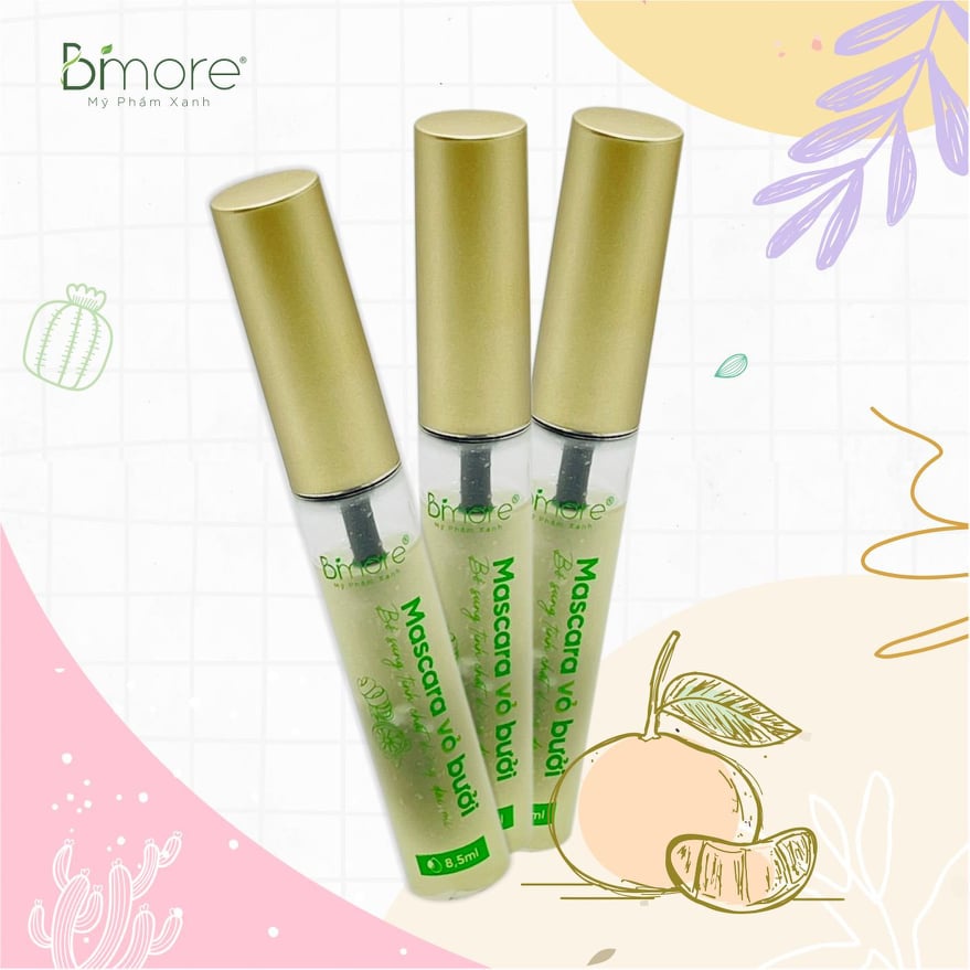 Combo 3 Mascara dầu castor dưỡng mi dưỡng dài dày lông mi lông mày