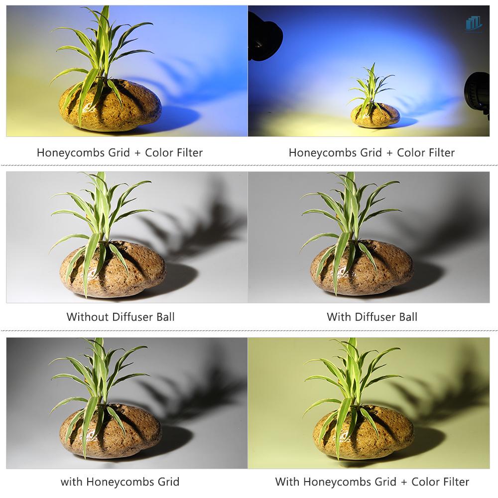 Bộ Phụ Kiện Máy Tạo Độ Ẩm Đèn Flash TRIOPO Speedlite (s2mwvn) Bộ Lọc Khí Có Giá Đỡ Nam Châm Thông Dụng + Bóng + Lưới Tổ Ong + 4 Bộ Lọc Gel Màu Đỏ / Xanh Dương / Xanh Dương / Ye