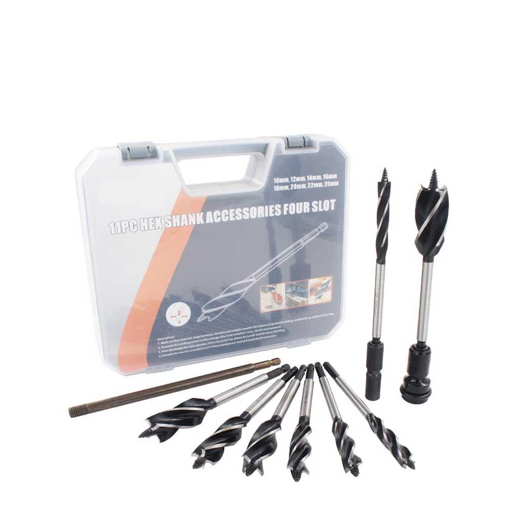 Bộ Mũi Khoan Bốn Khe Bền Bỉ Chuyên Dụng