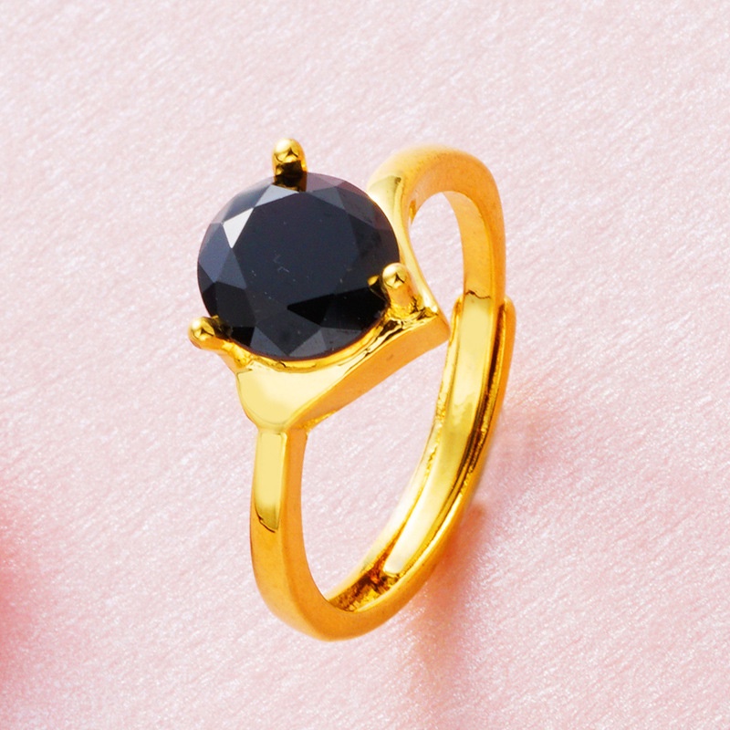 Pmrawc | Nhẫn Mạ Vàng 18K Đính Đá Zircon FS368