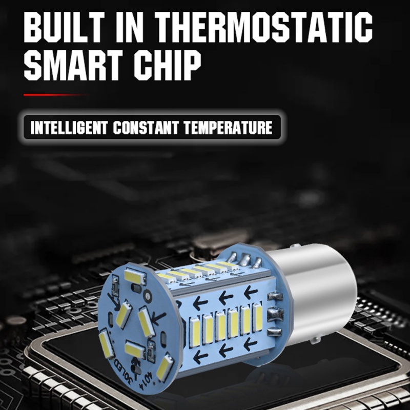 1 Đèn Led Tín Hiệu 1157 DC12V Ánh Sáng Trắng / Đỏ / Xanh Dương Cho Xe Hơi Xe Máy