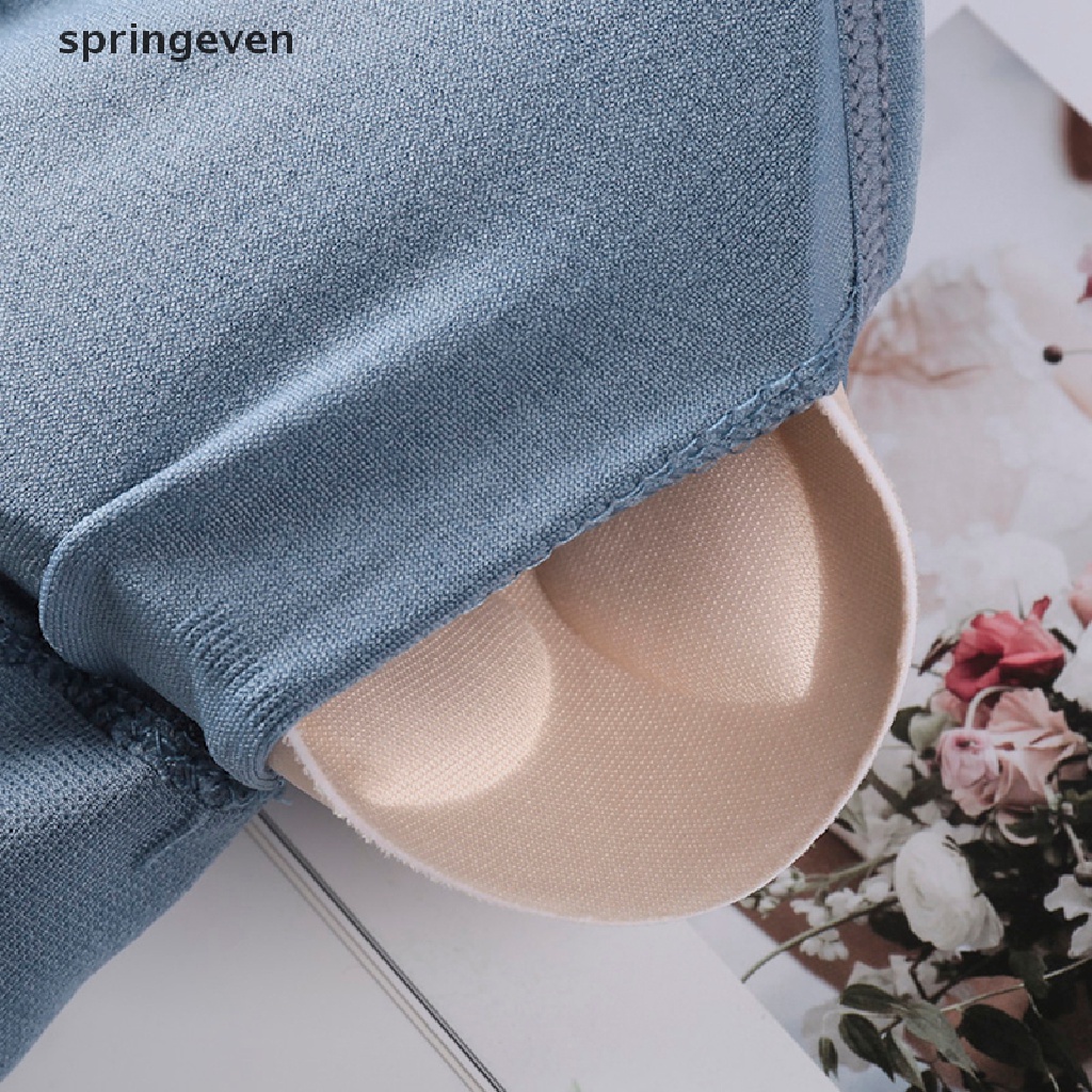 Áo Ngực Thể Thao Cotton Không Đường May Có Đệm Nâng Ngực Cho Nữ