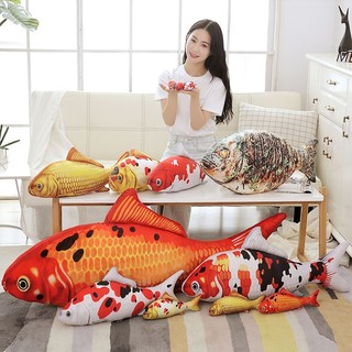 Gối Ôm Hình Cá Chép Nhồi Bông Cỡ Lớn Dùng Làm Quà Tặng Sinh Nhật Cho Bé