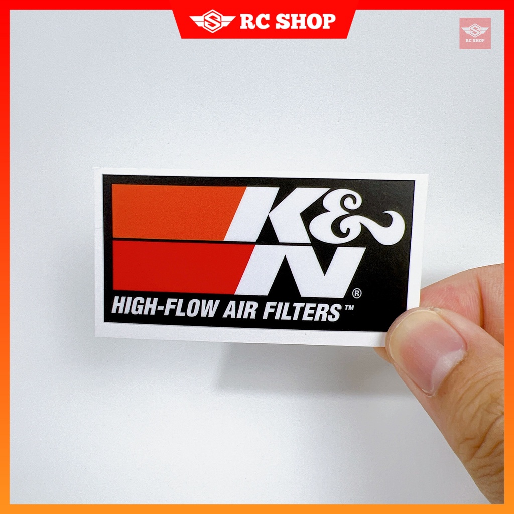 Tem LOGO KN Dán Xe Siêu Ngầu [7cm x 3cm]