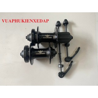 Đùm moay ơ nhôm líp thả phanh đĩa 32 36 lỗ chạy bạc đạn