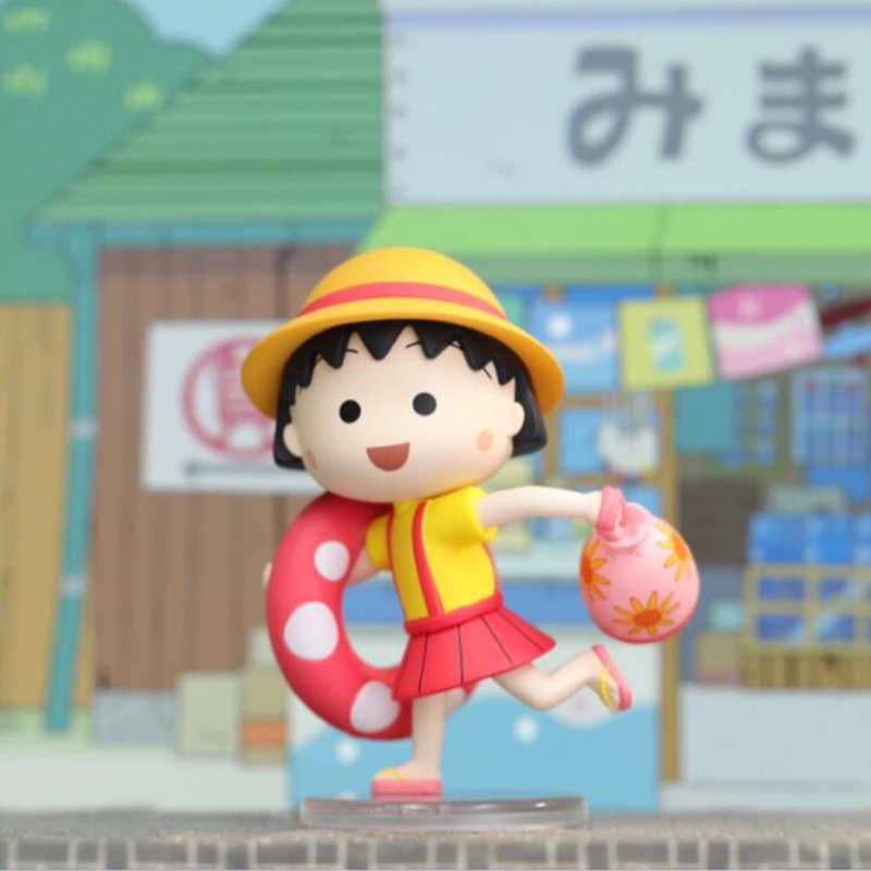 Mô Hình Búp Bê Maruko Dùng Trang Trí Dễ Thương