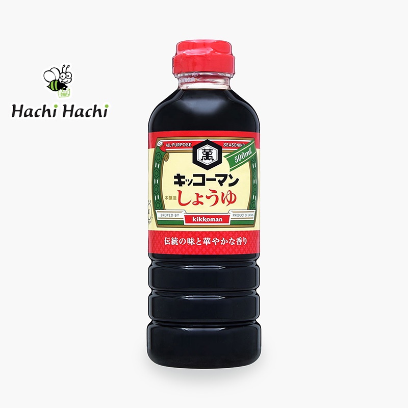 Nước tương đậu nành vị truyền thống Kikkoman 500ml - Hachi Hachi Japan Shop