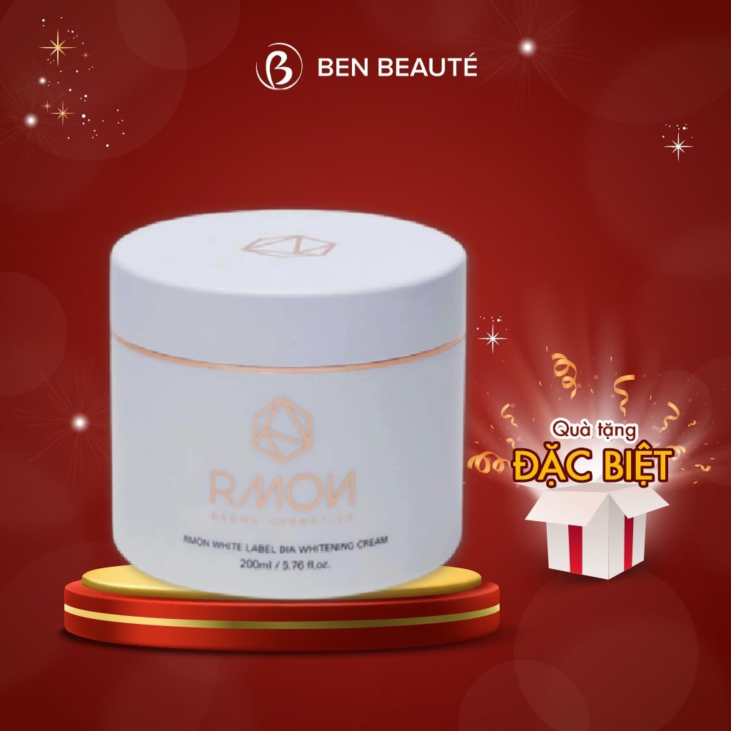 Kem Dưỡng Trắng Tế Bào Gốc Rmon White Label Dia Whitening Cream 200ml