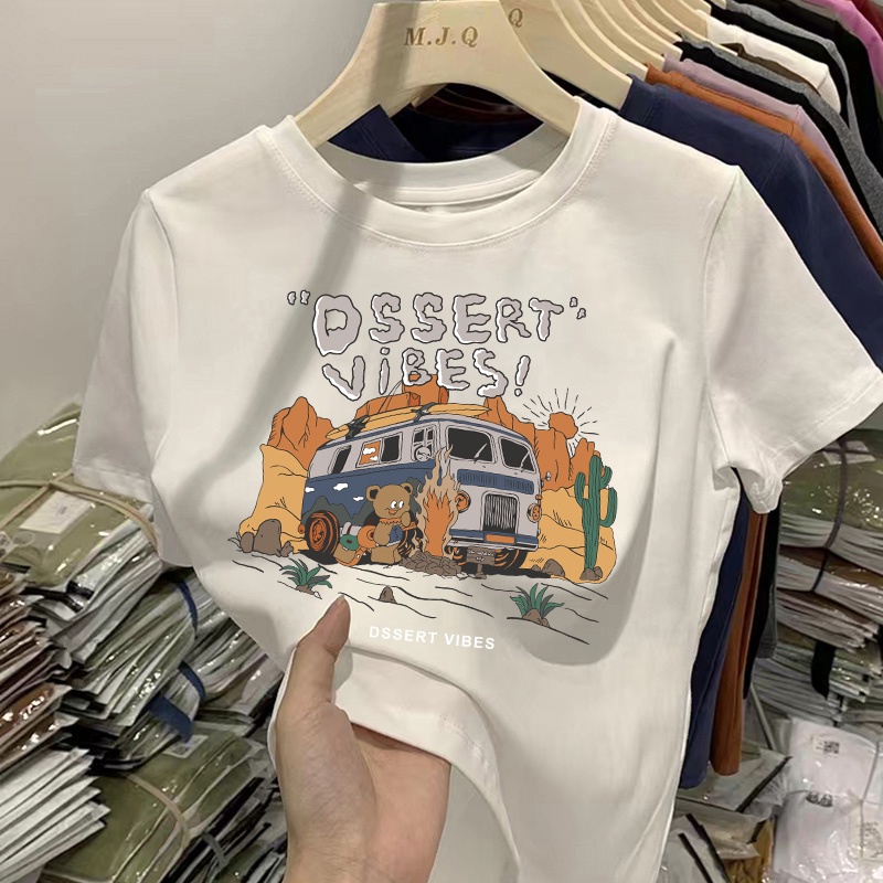 NRVP Áo Thun 100% Cotton Tay NgắN Plus Size Cho Nam Và Nữ