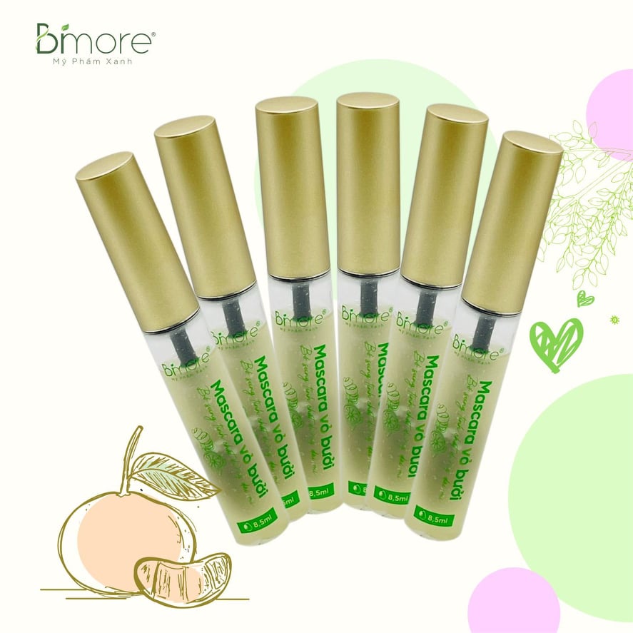 Combo 6 Mascara dầu castor dưỡng mi dưỡng dài dày lông mi lông mày