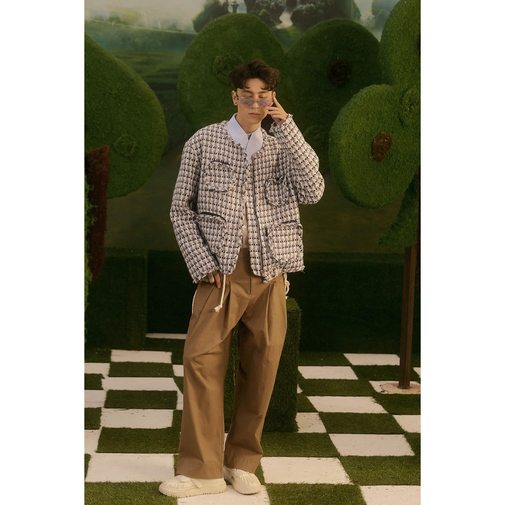 BLANKESPACE Quần Dài Senor Pants Thời Trang Nam Nữ Unisex Vải kaki