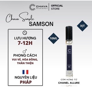 Nước hoa Pháp Chava Samson 50ml dành cho Nam
