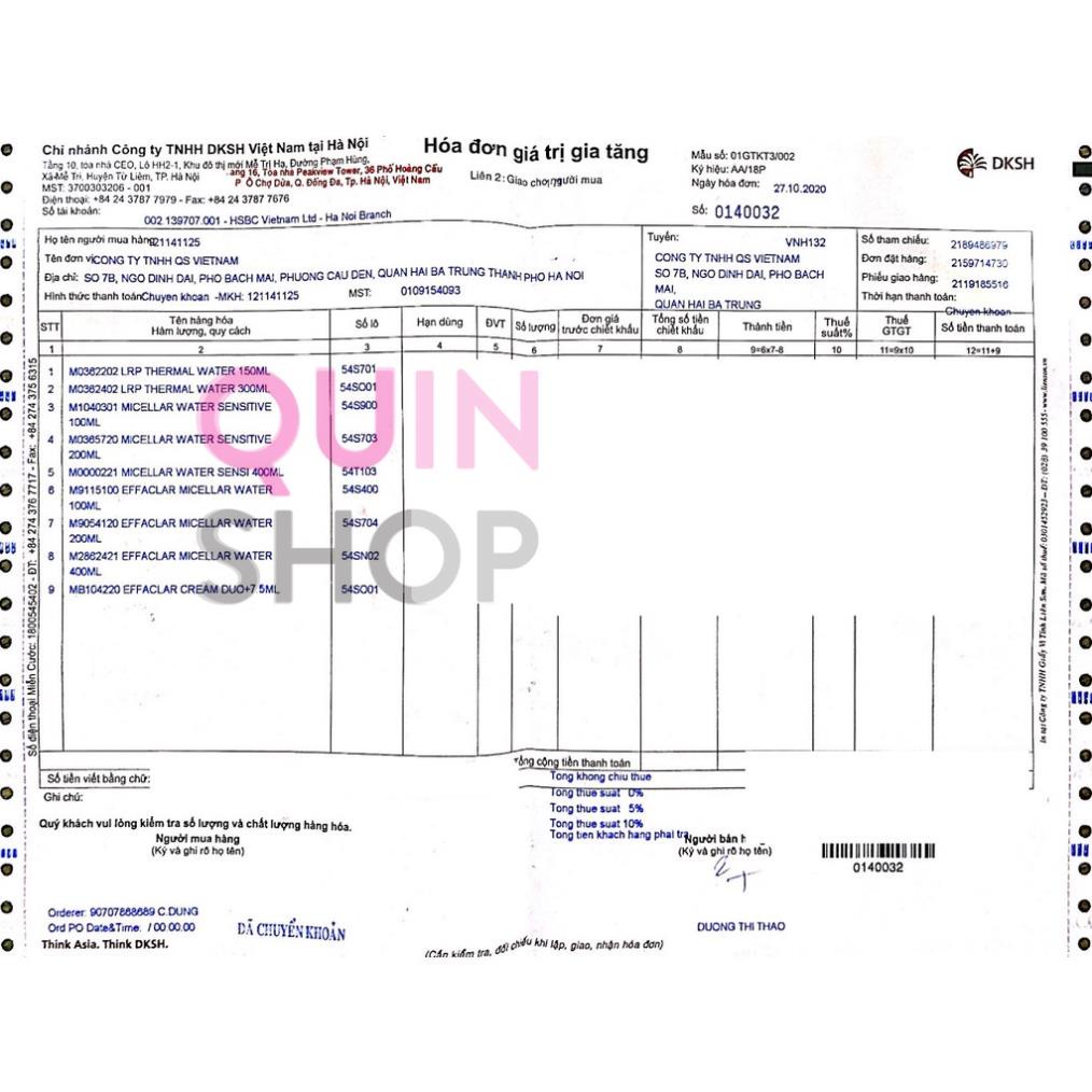 Nước Tẩy Trang Cho Da Dầu, Mụn, Nhạy Cảm La Roche Posay Effaclar Eau Micellaire Ultra