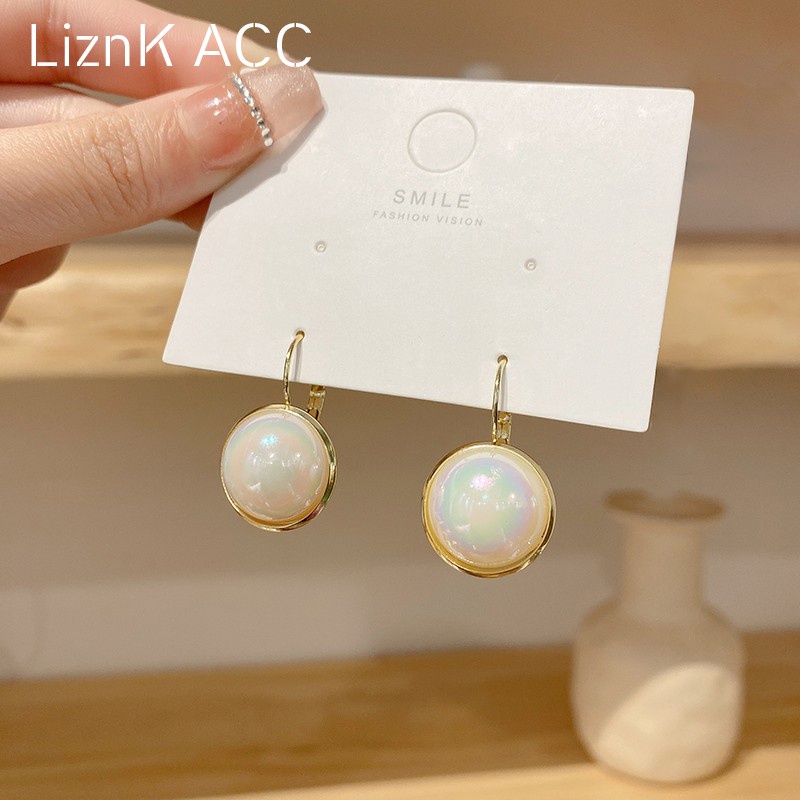 Khuyên Tai Đính Hạt Giả Ngọc Trai Nhã Nhặn