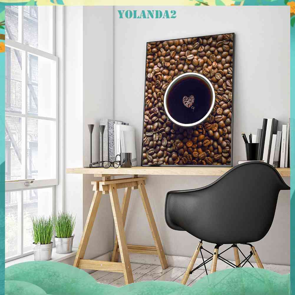 Bộ Tranh Đính Đá 5D Họa Tiết Ly Cà Phê Độc Đáo DIY FH472