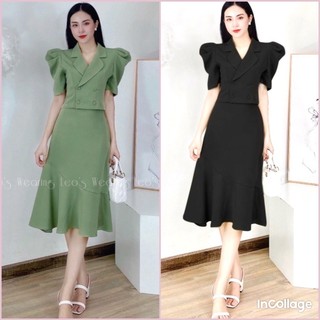 Sét chân váy vest công sở Bigsize Nữ 60kg đến-95kg