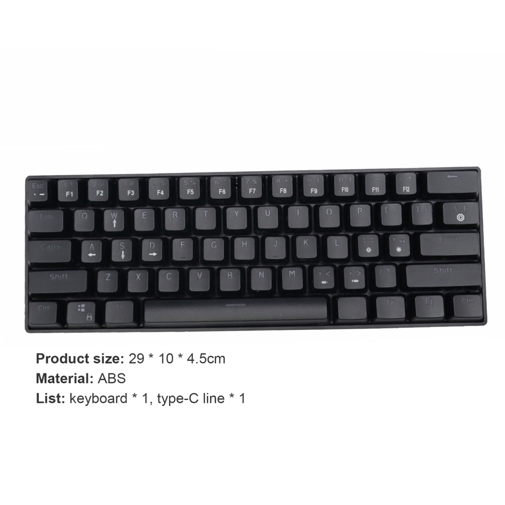 Bàn Phím Cơ DK61 Type-C 61 Phím Chống Thấm Nước In Họa Tiết Hoa Hướng Dương Xinh Xắn