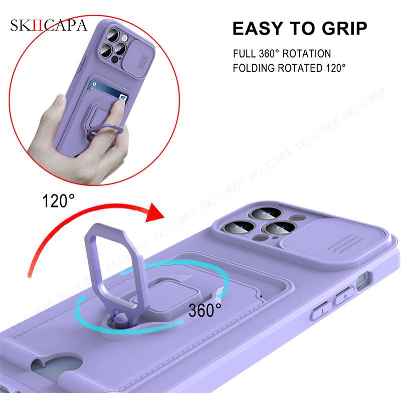 Ốp Điện Thoại Silicon Có Ngăn Đựng Thẻ Cho Samsung Galaxy S23 Ultra Plus Galaxy S23 Plus S 23 5G