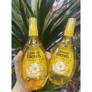Tinh dầu Dưỡng Tóc Hoa cúc Garnier Ultimate Blends Pháp 150ml