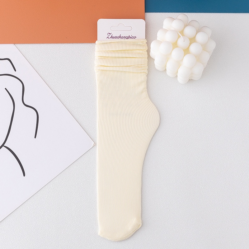 Vớ Nhung Mỏng Màu Trơn Thoáng Khí Thời Trang Xuân Hè Cho Nam Và Nữ