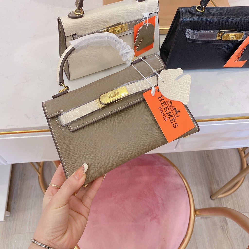 Túi HM Khóa Vàng Da Mềm Túi Xách Nữ Thời Trang Hàng Loại 1 Siêu Xinh Audrey_tuistore
