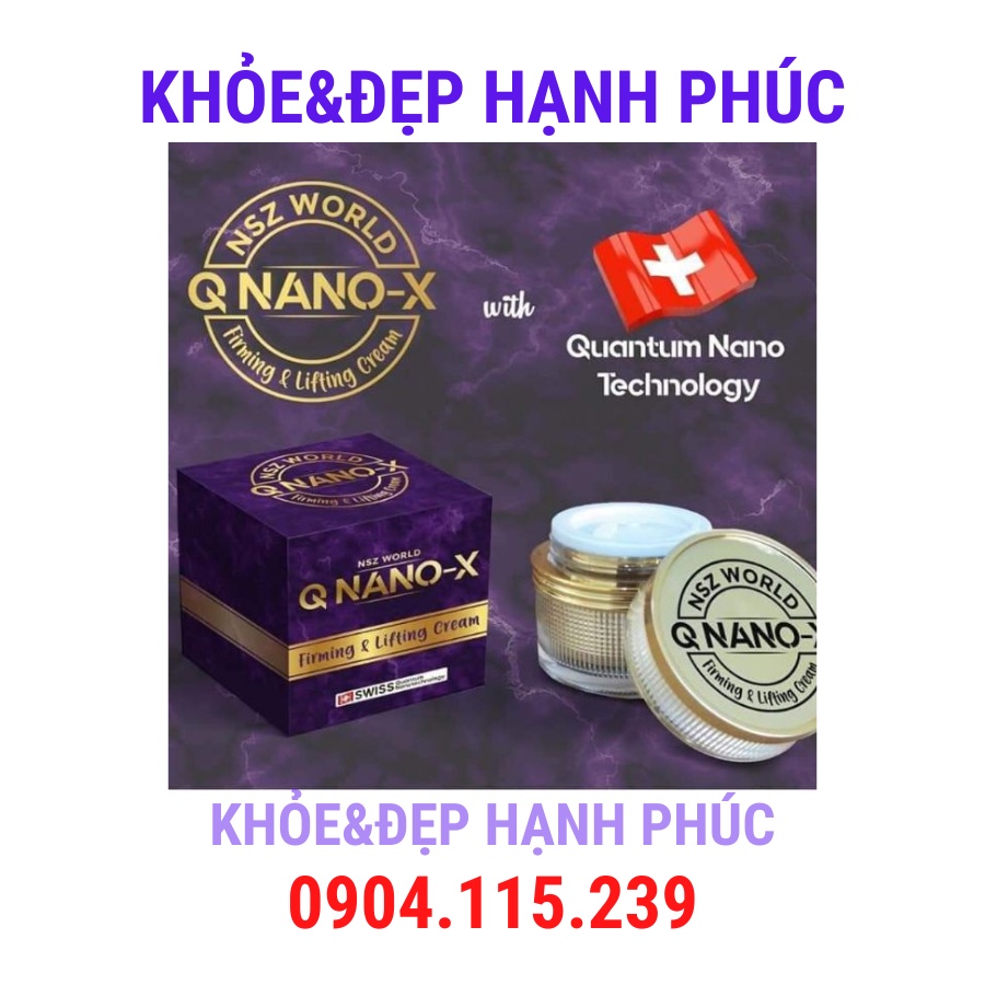 Chính hãng kem lượng tử Q NANO - X làm đẹp và bảo vệ sức khỏe toàn diện từ bên trong – 30g/hộp