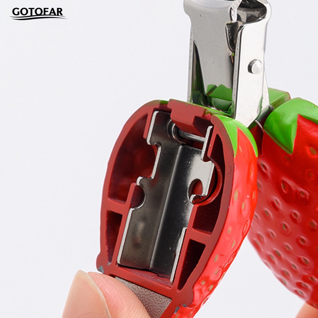 Gotofar Kềm Cắt Móng Tay Dễ Dàng Mang Theo Hình Trái Thơm Dâu Tây Dứa Cho Văn Phòng