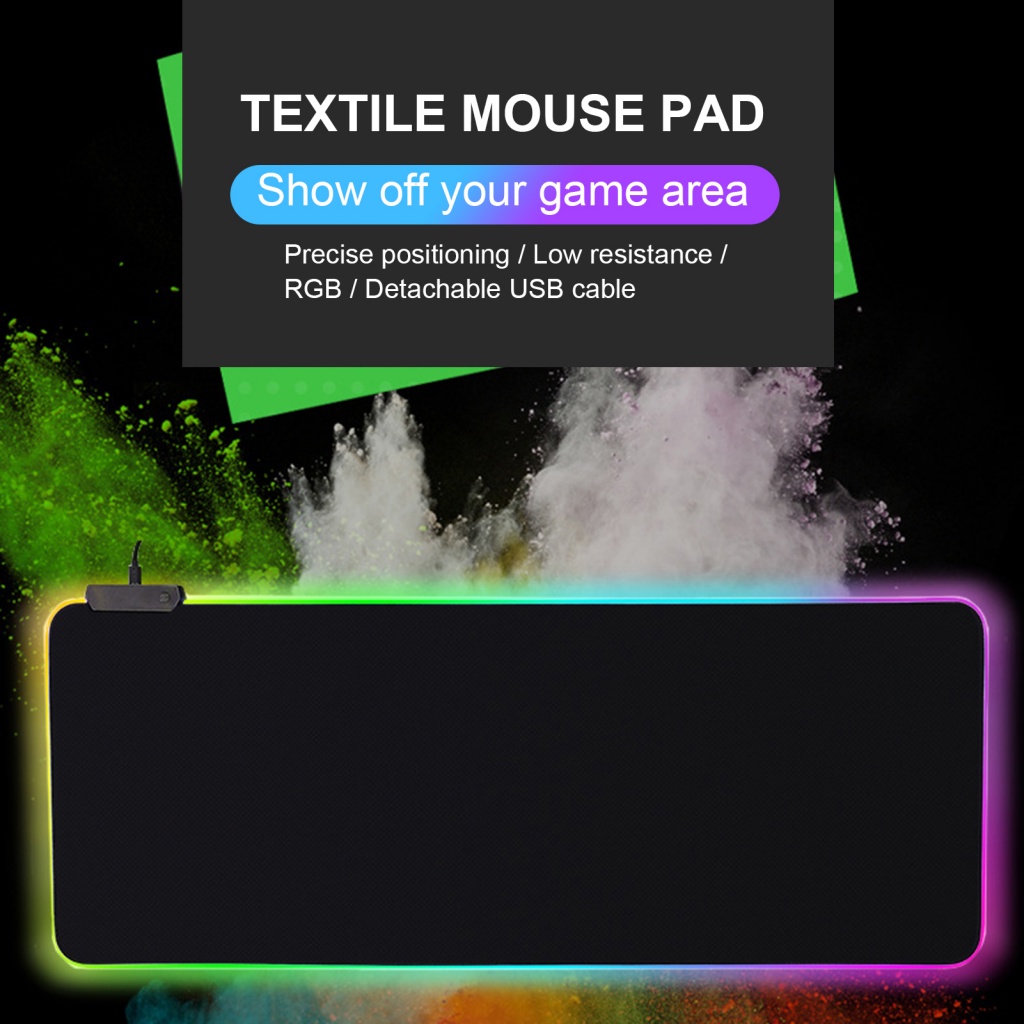 Tấm Lót Chuột Và Bàn Phím Mềm Chống Trượt Thoáng Khí In Hình Hoa Hướng Dương RGB Dành Cho Văn Phòng