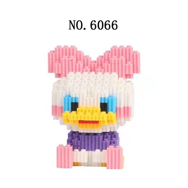 ĐỒ CHƠI XẾP HÌNH/LẮP RÁP MÔ HÌNH ĐỘNG VẬT THU NHỎ SIÊU DỄ THƯƠNG VỊT NỎ HỒNG 638 MÀNH