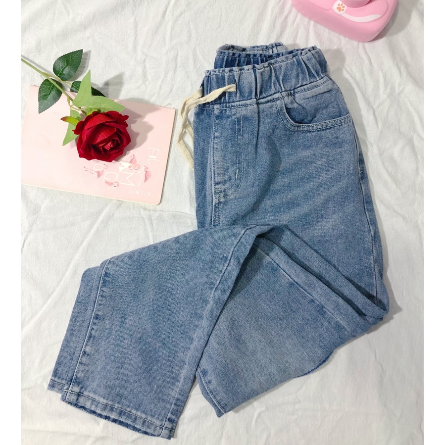 Quần jeans Harlan Lưng Cao Dáng Rộng Thời Trang Xuân Thu Hàng Mới 2023 Dành Cho Bạn Nữ