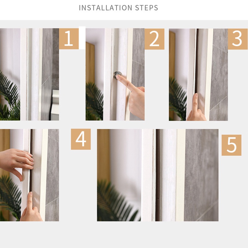 Băng keo xốp dán cửa sổ chống bụi chống nước đa năng tiện lợi 5m