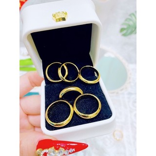 Nhẫn trơn 24k mạ vàng đủ size