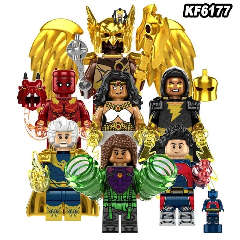 Minifigures Lắp Ráp Black Adam Hawkman Phim Siêu Anh Hùng DC Mẫu Mới KF6177