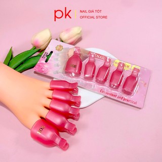 Kẹp ủ móng chân phá sơn gel vỉ 5 chiếc