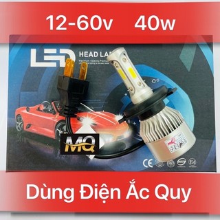 Đèn pha led C6 3 tim led mẫu mới 2019 ( giá 1 bóng)