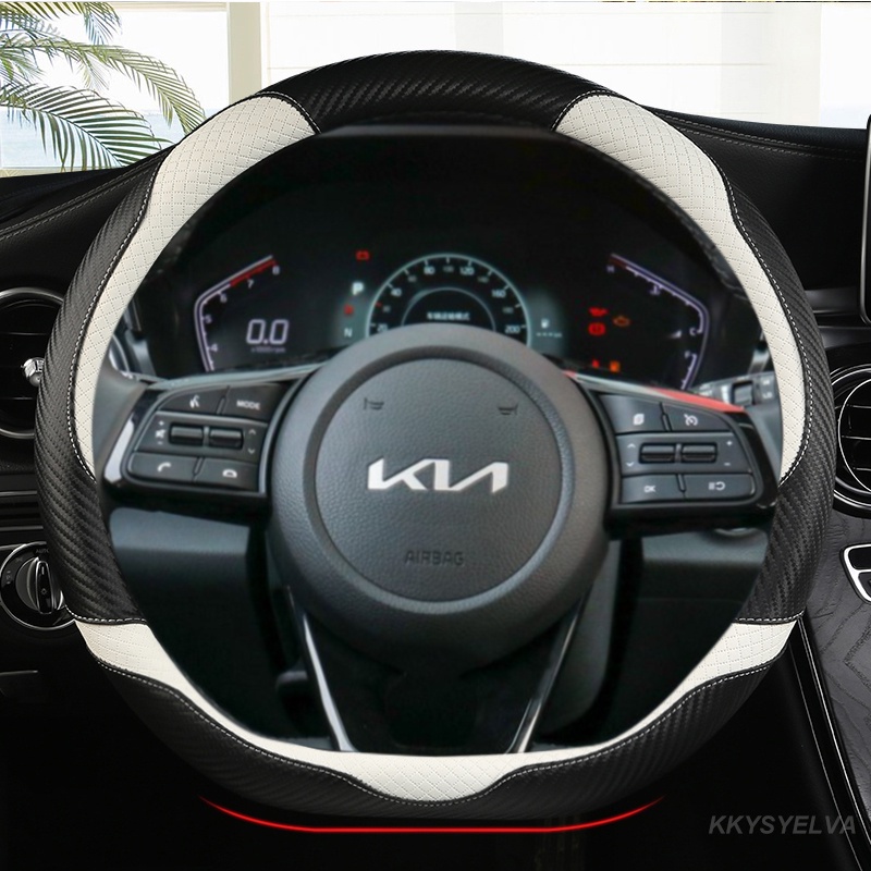 Bọc Vô Lăng Xe Hơi 38cm 15 "Bằng Da Cho Kia Sportage Sid Rio 3 Soul Sportage Ceed Sorento Cerato K2 K3 K4 K5 KX3 KX5 2022