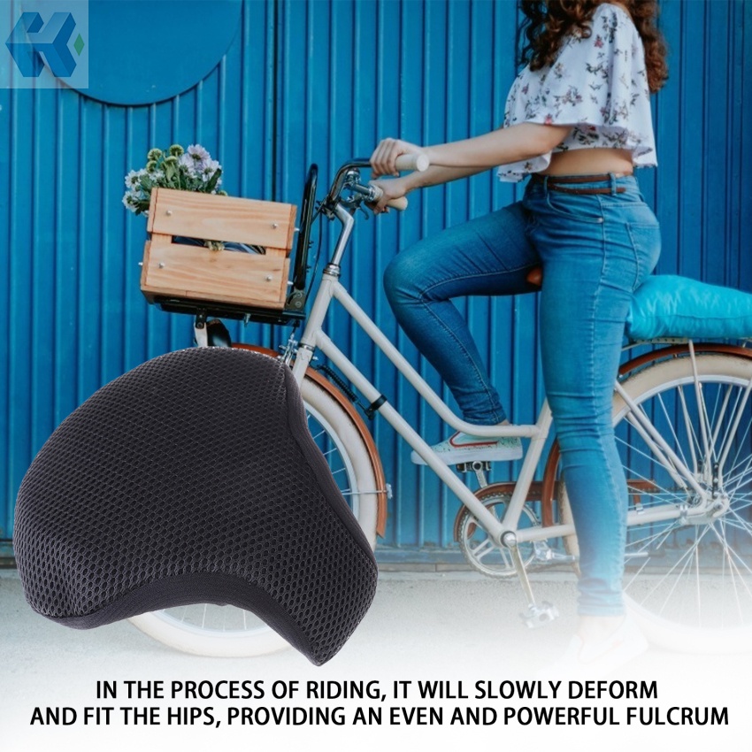 Vỏ Bọc Yên Xe Đạp Chất Liệu Lưới 3D Dày Dặn Chống Trượt Thay Thế Tiện Dụng