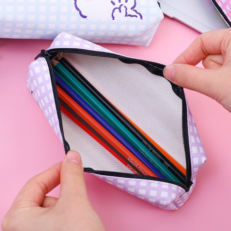 Túi Đựng Bút Hình Gấu Hoạt Hình Dễ Thương Sức Chứa Lớn