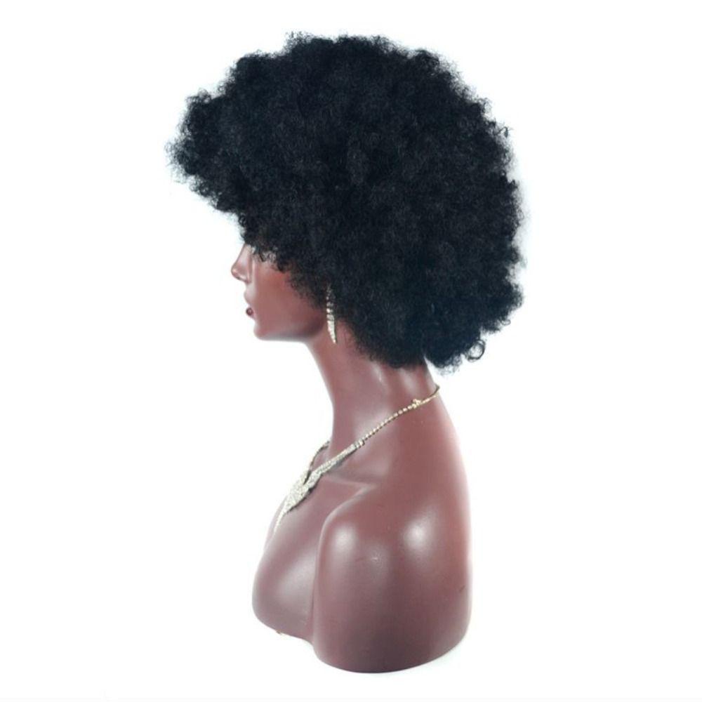 ANEMONE Bộ Tóc Giả Xoăn Mềm Tự Nhiên Màu Nâu Dành Cho Nữ