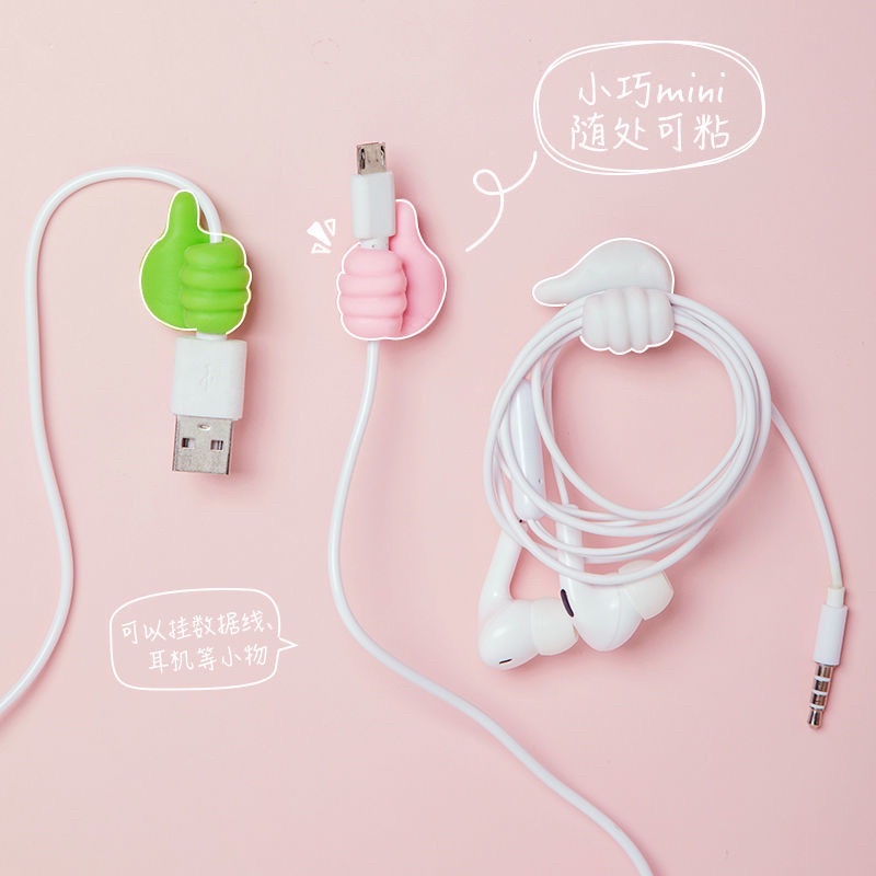 Móc Treo Dây Cáp Dữ Liệu Tai Nghe Gắn Tường Không Cần Khoan Tiện Dụng